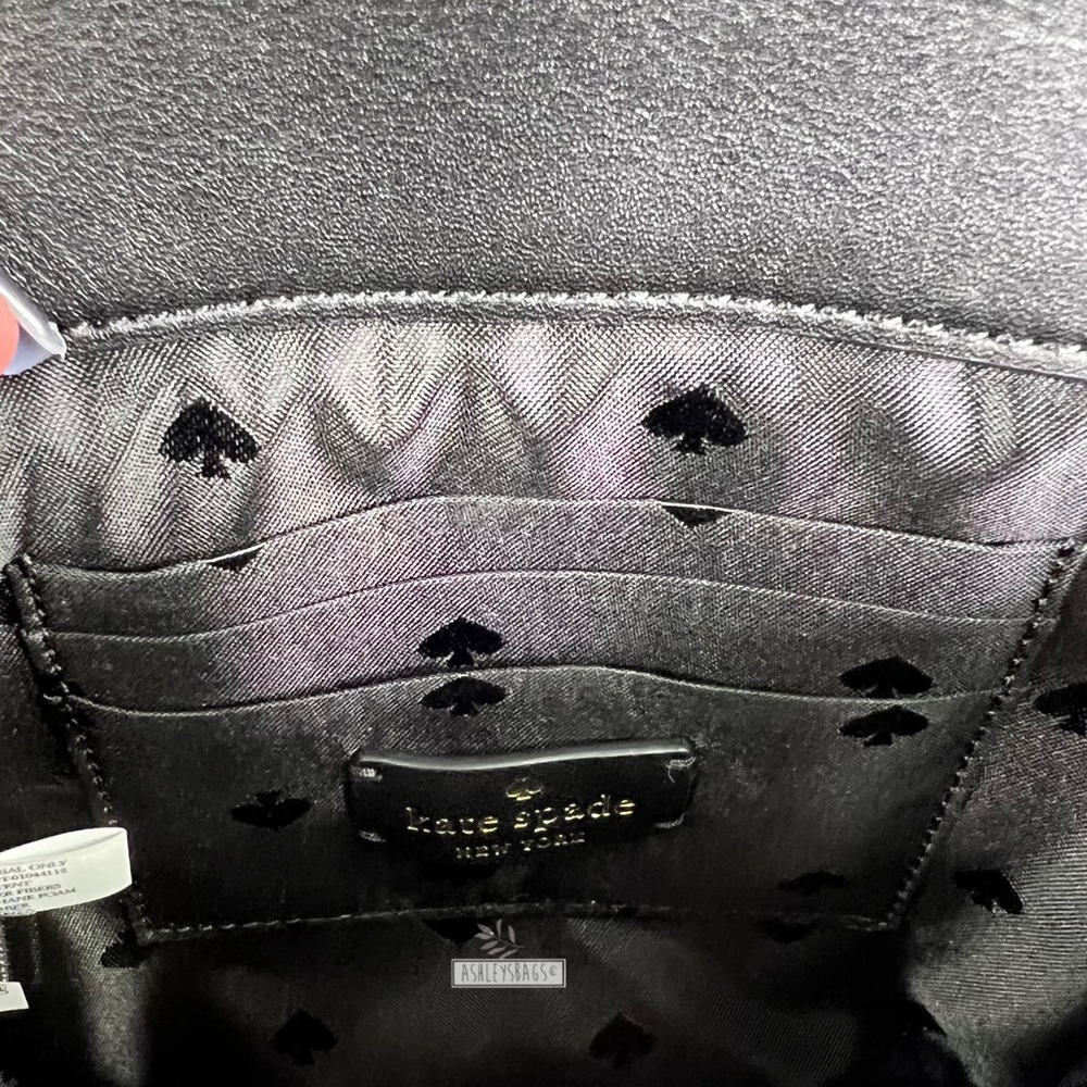 Kate Spade Natalia Square Embroidered Polka Dot Crossbody Handbag - Picture 8 of 10